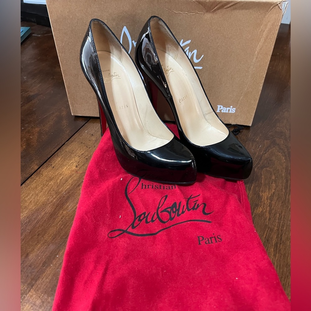 Authentic Christian Louboutin Patent Pumps
